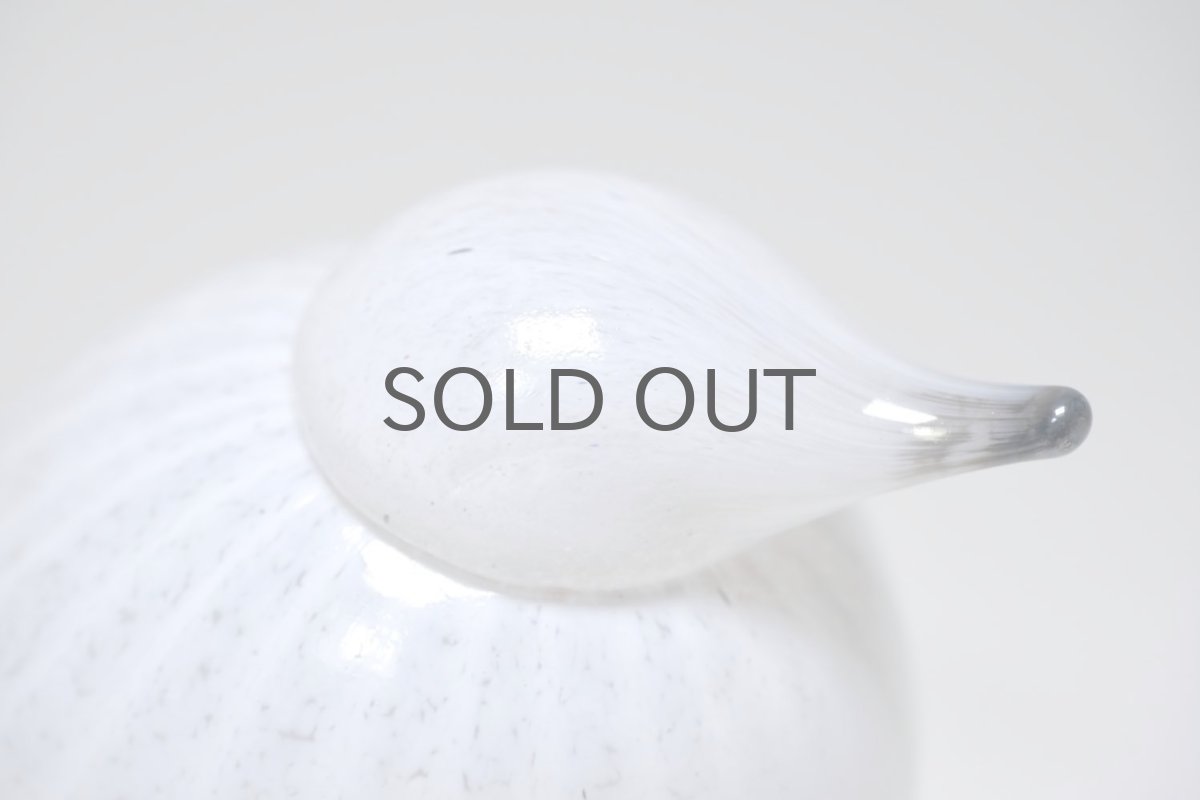 画像4: 北欧アートガラス/ビンテージガラス/Oiva Toikka/オイバトイッカ/イッタラ/Nuutajarvi/ヌータヤルヴィ/Birds/バード/Peukaloinen/Wren  (4)