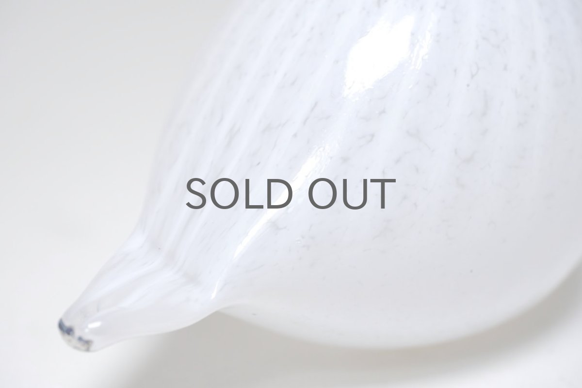 画像8: 北欧アートガラス/ビンテージガラス/Oiva Toikka/オイバトイッカ/イッタラ/Nuutajarvi/ヌータヤルヴィ/Birds/バード/Peukaloinen/Wren  (8)