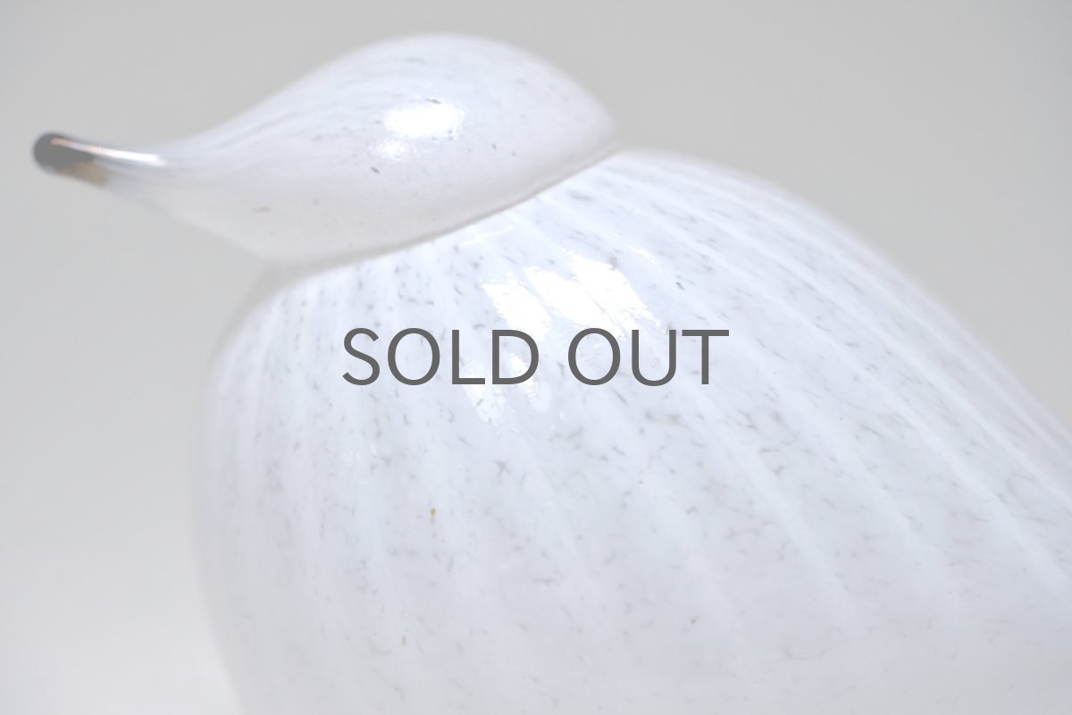 画像6: 北欧アートガラス/ビンテージガラス/Oiva Toikka/オイバトイッカ/イッタラ/Nuutajarvi/ヌータヤルヴィ/Birds/バード/Peukaloinen/Wren  (6)