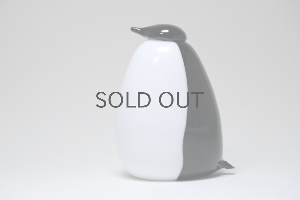 画像1: 北欧アートガラス/ビンテージガラス/Oiva Toikka/オイバ・トイッカ/iittala/イッタラ/Birds/バード/Pang/Penguin /ペンギン/2009年/Sサイズ (1)