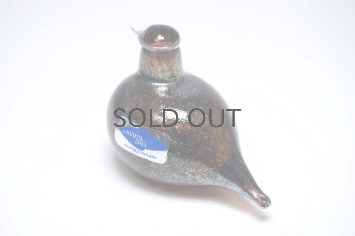 画像3: 北欧アートガラス/iittala/イッタラバード/Oiva Toikka/オイバトイッカ/Hippiainen/ヒッピアイネン/Golden-Crested Kinglet/ダークボディ/No.2 (3)