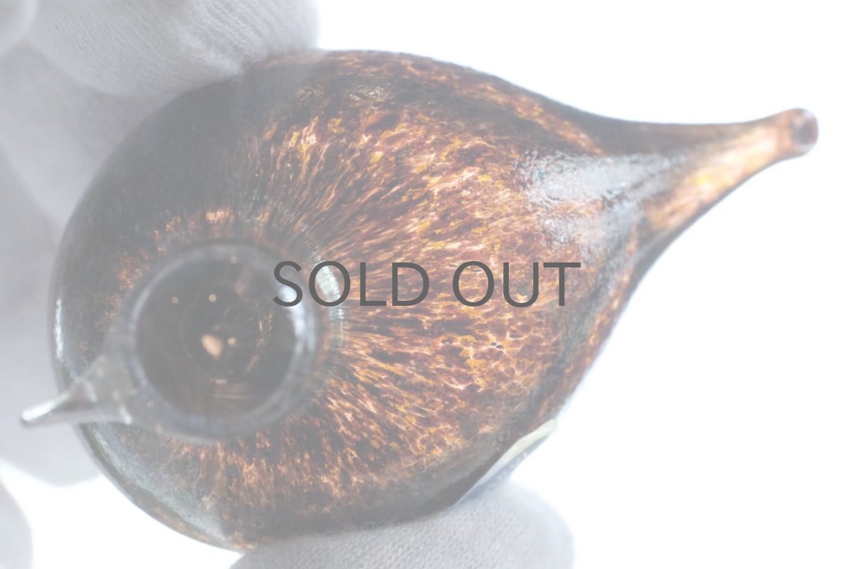 画像5: 北欧アートガラス/iittala/イッタラバード/Oiva Toikka/オイバトイッカ/Hippiainen/ヒッピアイネン/Golden-Crested Kinglet/ダークボディ/No.2 (5)