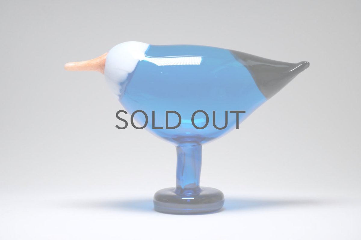 画像1: 北欧アートガラス/ビンテージガラス/Oiva Toikka/オイバ・トイッカ/iittala/イッタラ/Birds/バード/Rantaharakka/Blue Magpie (1)