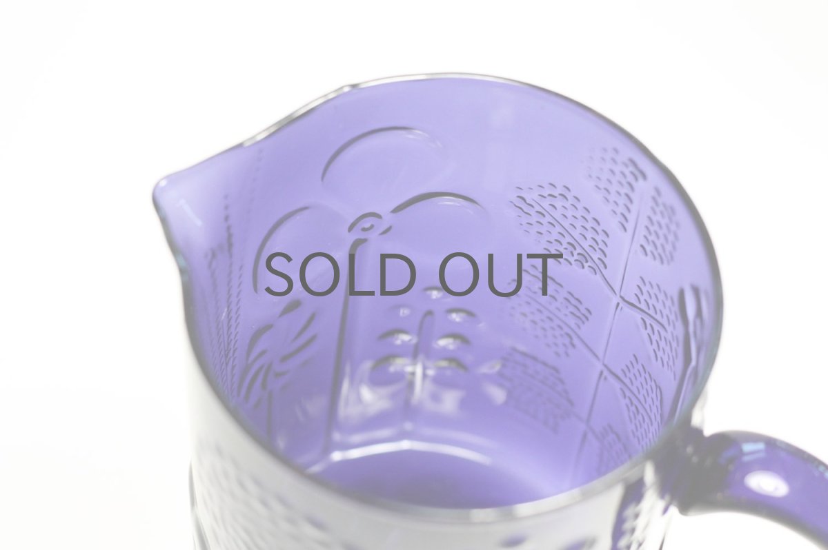 画像6: Oiva Toikka/オイバ・トイッカ/ビンテージ/フローラ/ダークブルーピッチャー&グラスセット/オリジナルBOX付き (6)