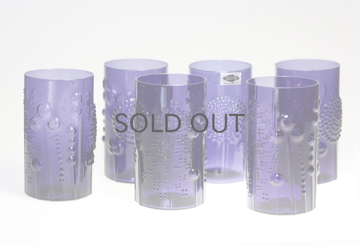 画像8: Oiva Toikka/オイバ・トイッカ/ビンテージ/フローラ/ダークブルーピッチャー&グラスセット/オリジナルBOX付き (8)