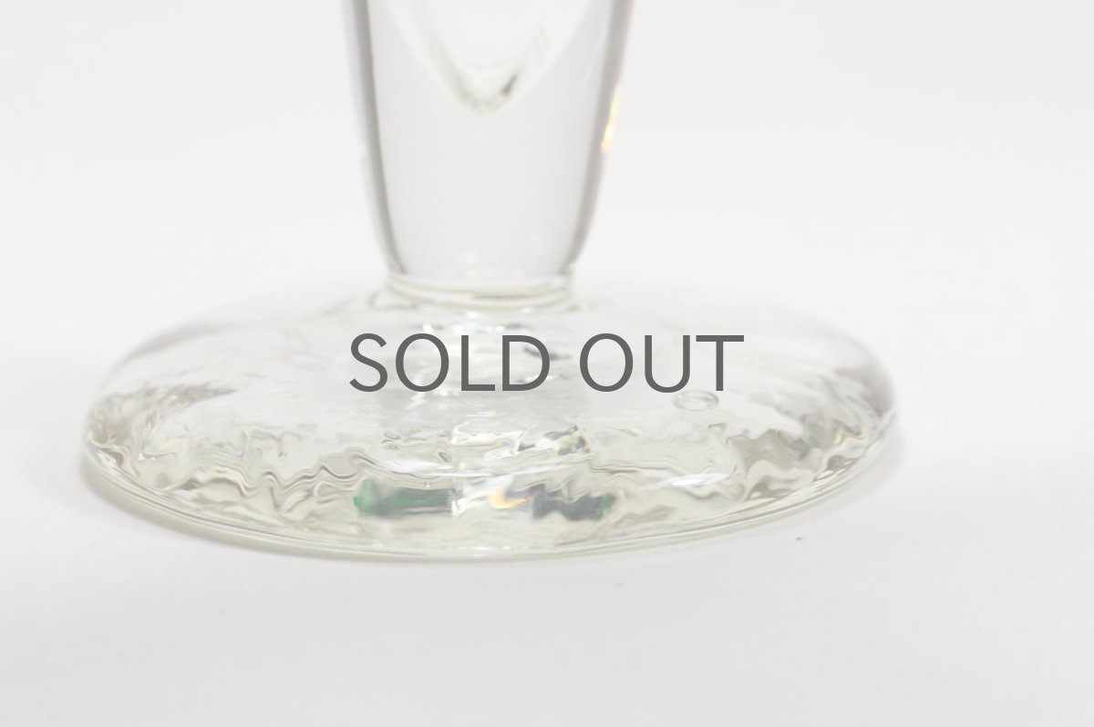 画像9: 北欧アートガラス/Oiva Toikka/オイバトイッカ/ユニークピース/Nuutajarvi/ヌータヤルヴィ/4枚リーフベース (9)