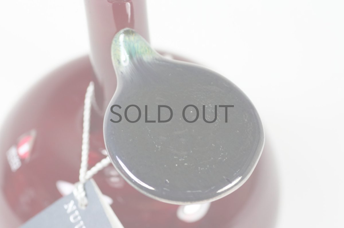 画像3: 北欧アートガラス/Oiva Toikka/オイバ・トイッカ/Nuutajarvi/ヌータヤルヴィ/限定/アップルボトル/レッド (3)