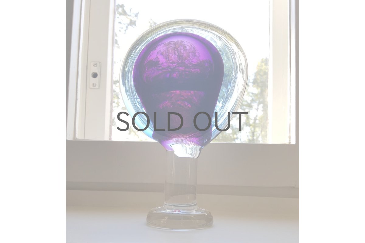 画像10: 北欧アートガラス/ビンテージガラス/アートピース/Oiva Toikka/オイバトイッカ/Lollipop/ロリポップ/2008/59個限定 (10)