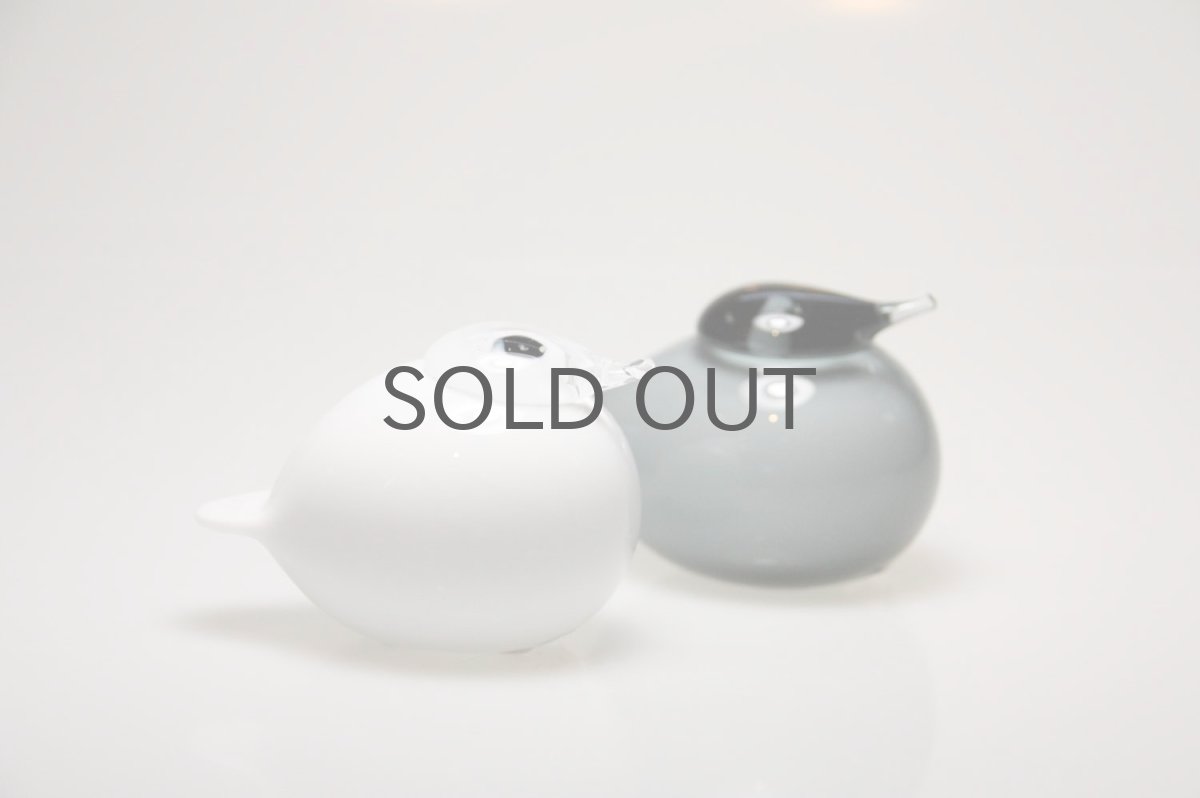 画像4: 北欧アートガラス/ビンテージガラス/Oiva Toikka/オイバ・トイッカ/iittala/イッタラ/Birds/バード/Puffball/パフボール/ホワイト (4)
