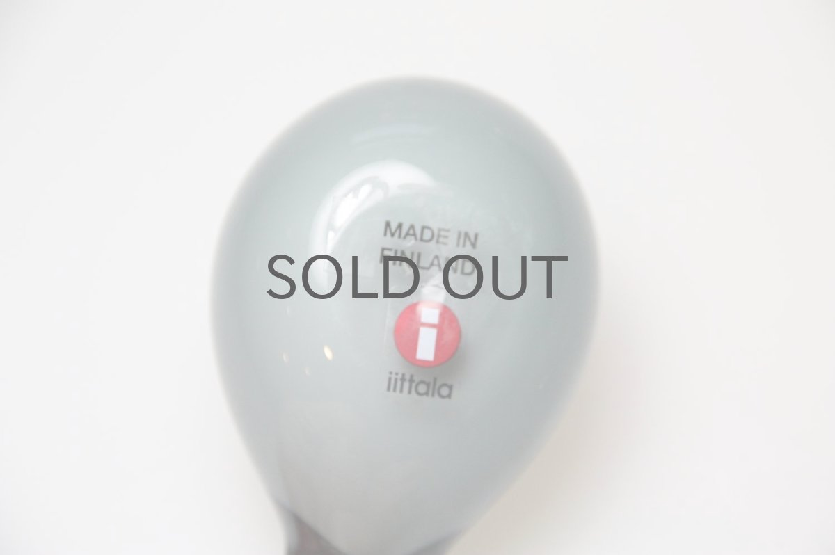 画像4: 北欧アートガラス/ビンテージガラス/Oiva Toikka/オイバ・トイッカ/iittala/イッタラ/Birds/バード/Puffball/パフボール/グレイ (4)