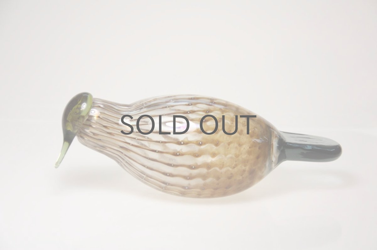 画像1: 北欧アートガラス/ビンテージガラス/Oiva Toikka/オイバ・トイッカ/iittala/イッタラ/Birds/バード/Eurasian Wryneck (1)