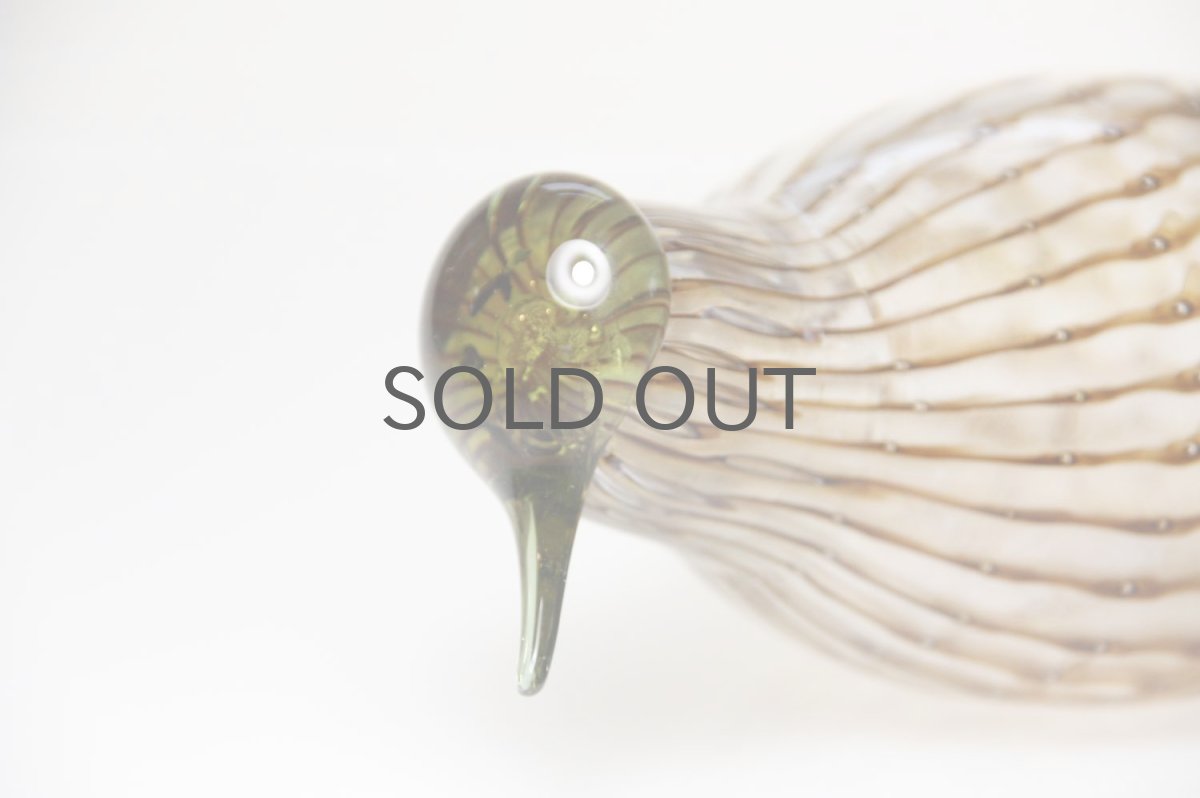 画像2: 北欧アートガラス/ビンテージガラス/Oiva Toikka/オイバ・トイッカ/iittala/イッタラ/Birds/バード/Eurasian Wryneck (2)