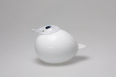 画像1: 北欧アートガラス/ビンテージガラス/Oiva Toikka/オイバ・トイッカ/iittala/イッタラ/Birds/バード/Puffball/パフボール/ホワイト (1)