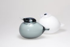 画像5: 北欧アートガラス/ビンテージガラス/Oiva Toikka/オイバ・トイッカ/iittala/イッタラ/Birds/バード/Puffball/パフボール/グレイ (5)