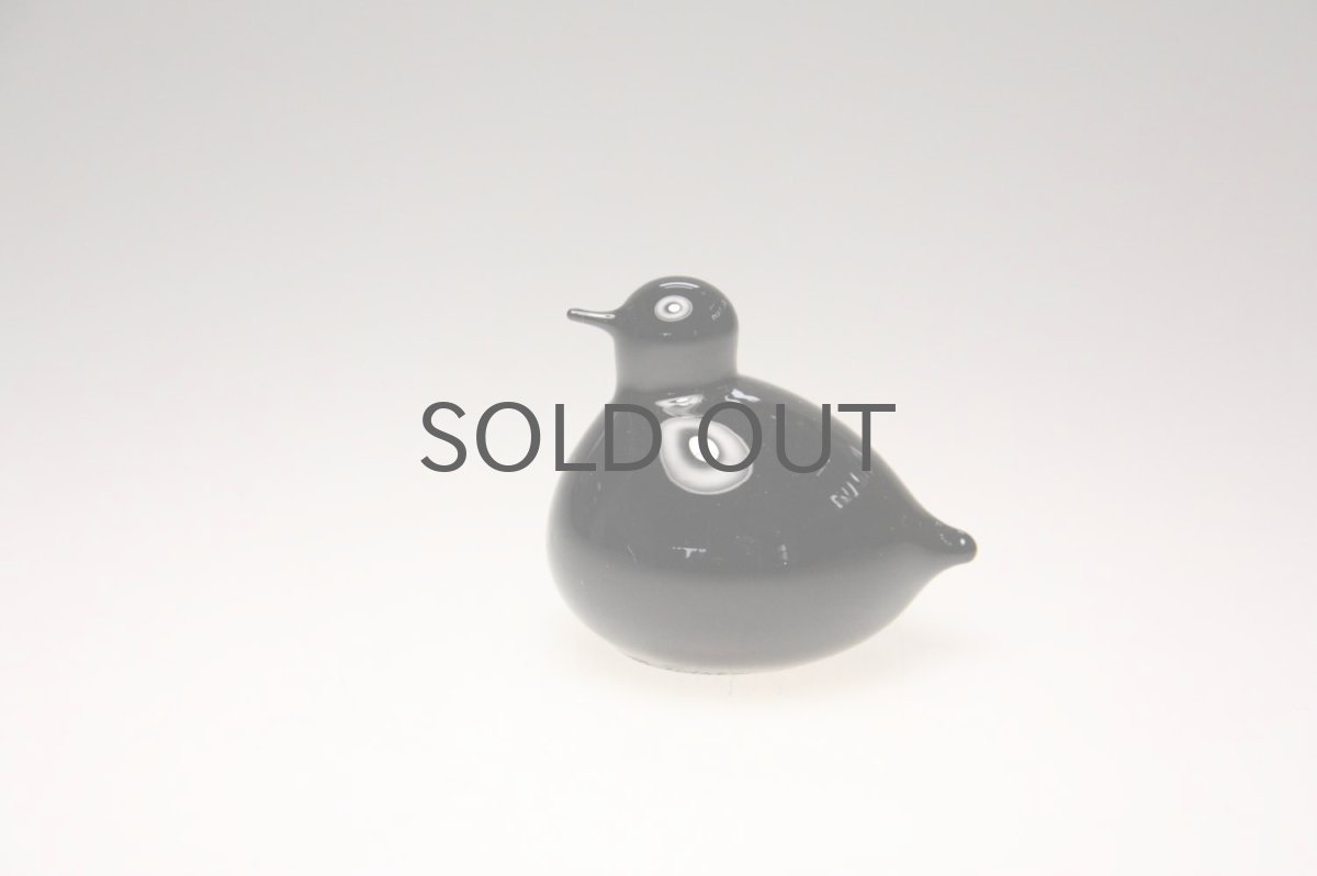 画像1: 北欧アートガラス/ビンテージガラス/Oiva Toikka/オイバ・トイッカ/iittala/イッタラ/Birds/バード/Pulmu/Posti別注/ブラック (1)