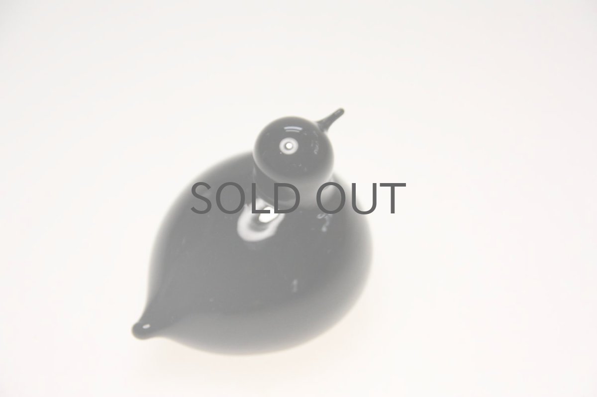 画像2: 北欧アートガラス/ビンテージガラス/Oiva Toikka/オイバ・トイッカ/iittala/イッタラ/Birds/バード/Pulmu/Posti別注/ブラック (2)