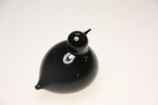 画像2: 北欧アートガラス/ビンテージガラス/Oiva Toikka/オイバ・トイッカ/iittala/イッタラ/Birds/バード/Pulmu/Posti別注/ブラック (2)