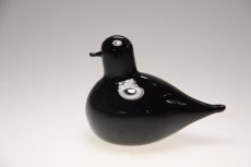 画像1: 北欧アートガラス/ビンテージガラス/Oiva Toikka/オイバ・トイッカ/iittala/イッタラ/Birds/バード/Pulmu/1988/ブラック (1)