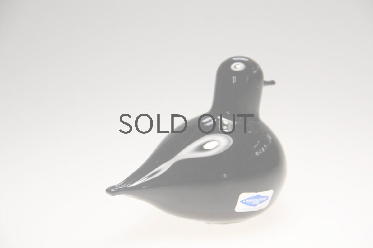 画像3: 北欧アートガラス/ビンテージガラス/Oiva Toikka/オイバ・トイッカ/iittala/イッタラ/Birds/バード/Pulmu/1988/ブラック (3)