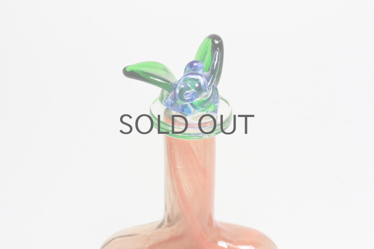 画像2: 北欧アートガラス/ビンテージガラス/Oiva Toikka/オイバ・トイッカ/Nuutajarvi/ヌータヤルヴィ/Puteli/プテリボトル (2)