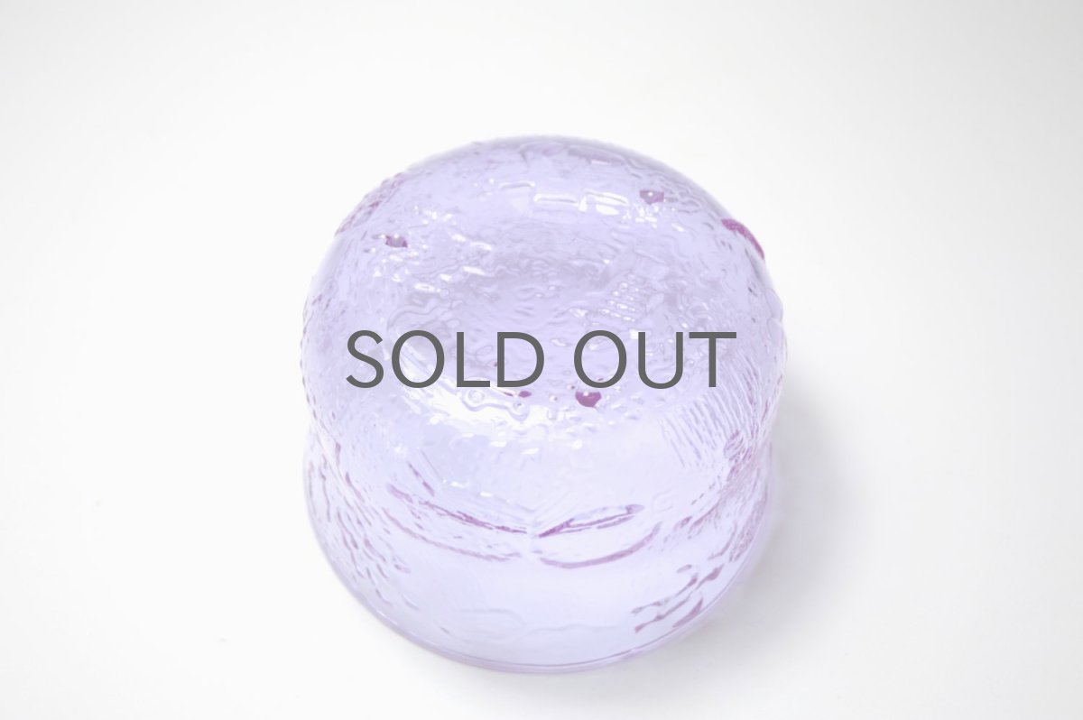 画像3: 北欧ビンテージガラス/Oiva Toikka/オイバ・トイッカ/ファウナ/NUUTAJARVI/ヌータヤルヴィ/ボウル/アメジスト (3)