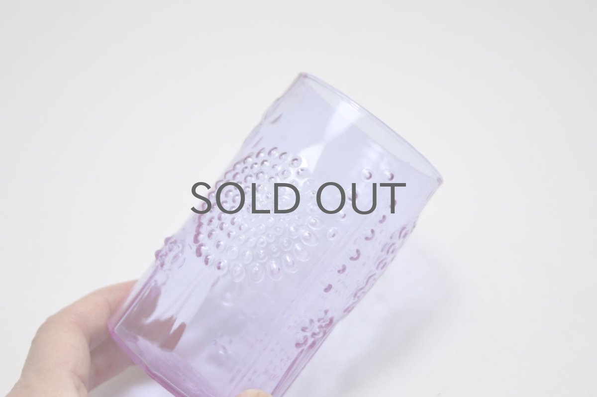 画像3: 北欧ビンテージガラス/オイバトイッカ/フローラ/グラス/タンブラー/高さ10cm/アメジスト (3)