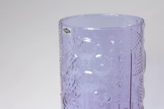 画像4: 北欧ビンテージガラス/オイバトイッカ/ヌータヤルヴィ/フローラ/ベース/花瓶/高さ21cm//フラワーベース/アメジスト (4)