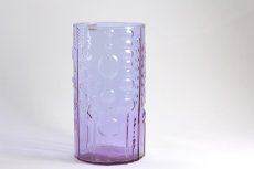 画像3: 北欧ビンテージガラス/オイバトイッカ/ヌータヤルヴィ/フローラ/ベース/花瓶/高さ21cm//フラワーベース/アメジスト (3)