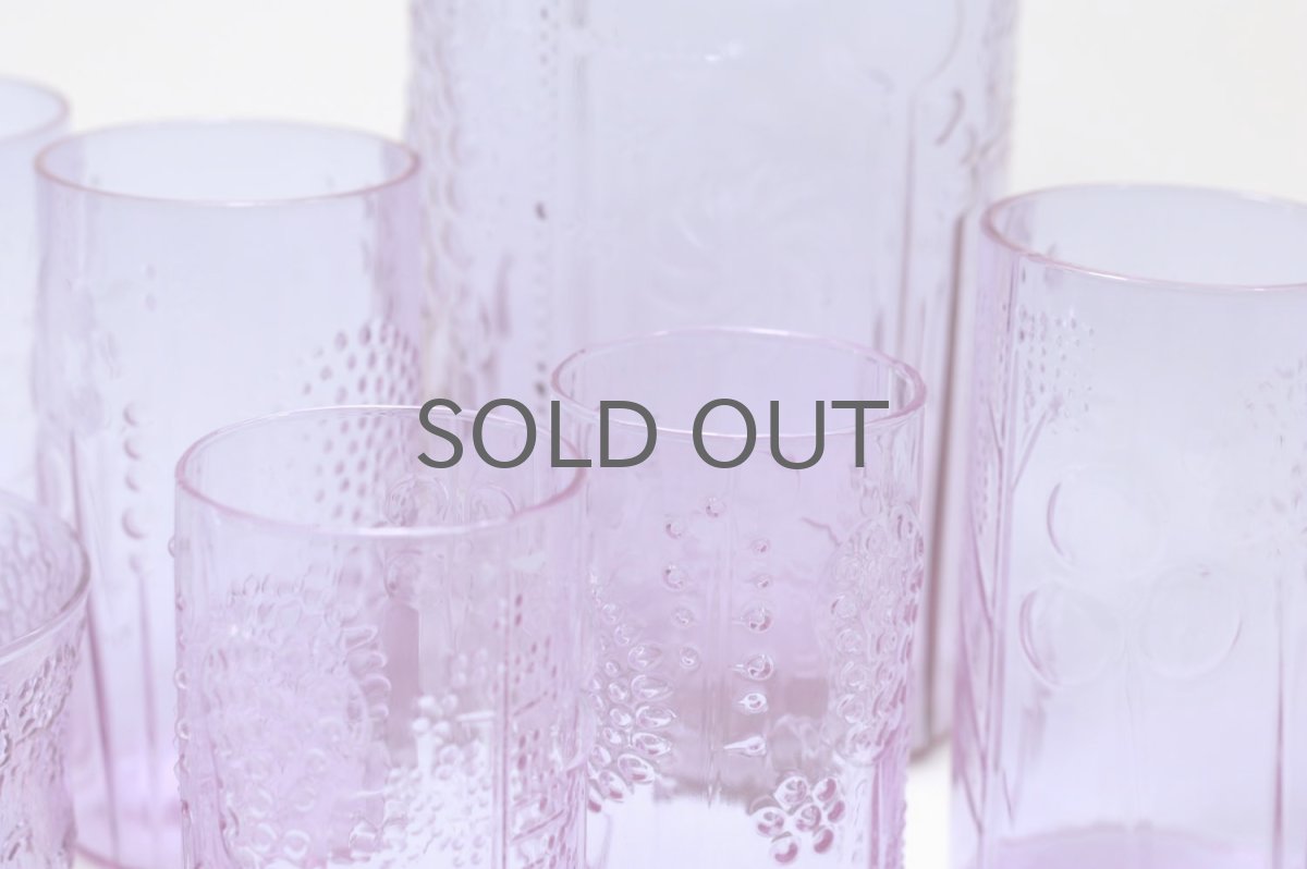 画像5: 北欧ビンテージガラス/オイバトイッカ/ヌータヤルヴィ/フローラ/グラス/タンブラー/高さ12cm/アメジスト (5)