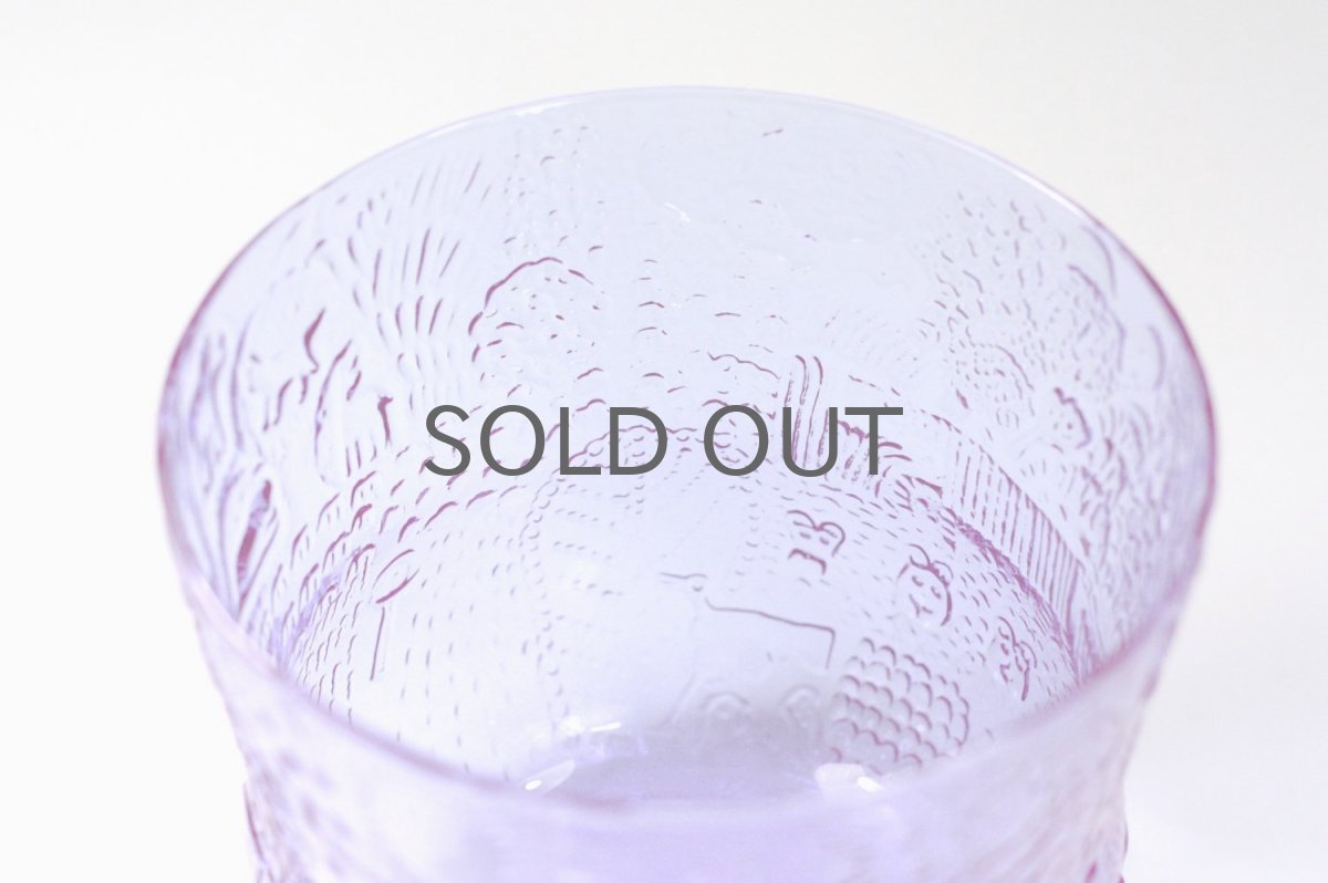 画像3: 北欧ビンテージガラス/Oiva Toikka/オイバ・トイッカ/ファウナ/NUUTAJARVI/ヌータヤルヴィ/アメジスト/Lサイズボウル (3)