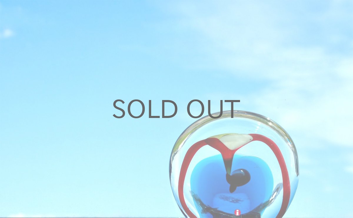 画像9: 北欧アートガラス/ビンテージガラス/アートピース/Oiva Toikka/オイバトイッカ/Lolli/ロリ/2005/ブルー (9)