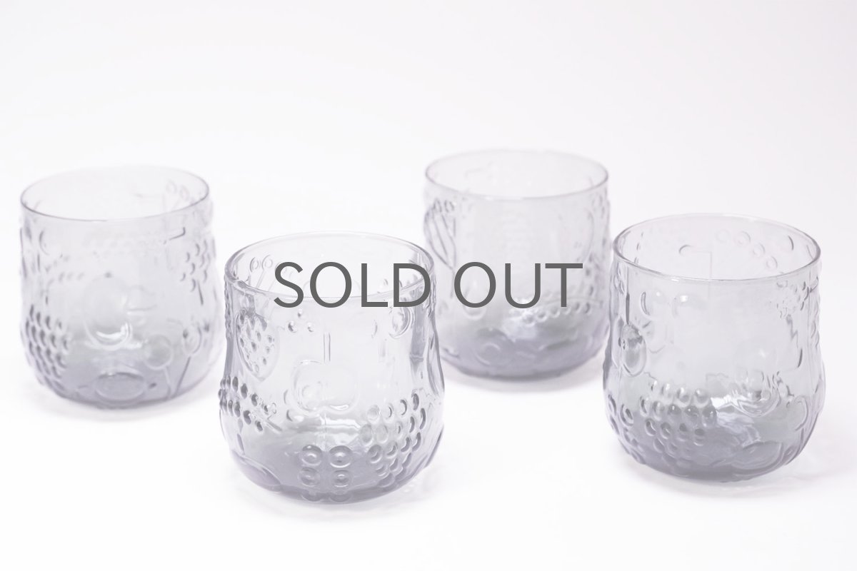 画像2: 北欧ビンテージガラス/Oiva Toikka/オイバトイッカ/Frutta/フルッタ/タンブラー/グレー (2)