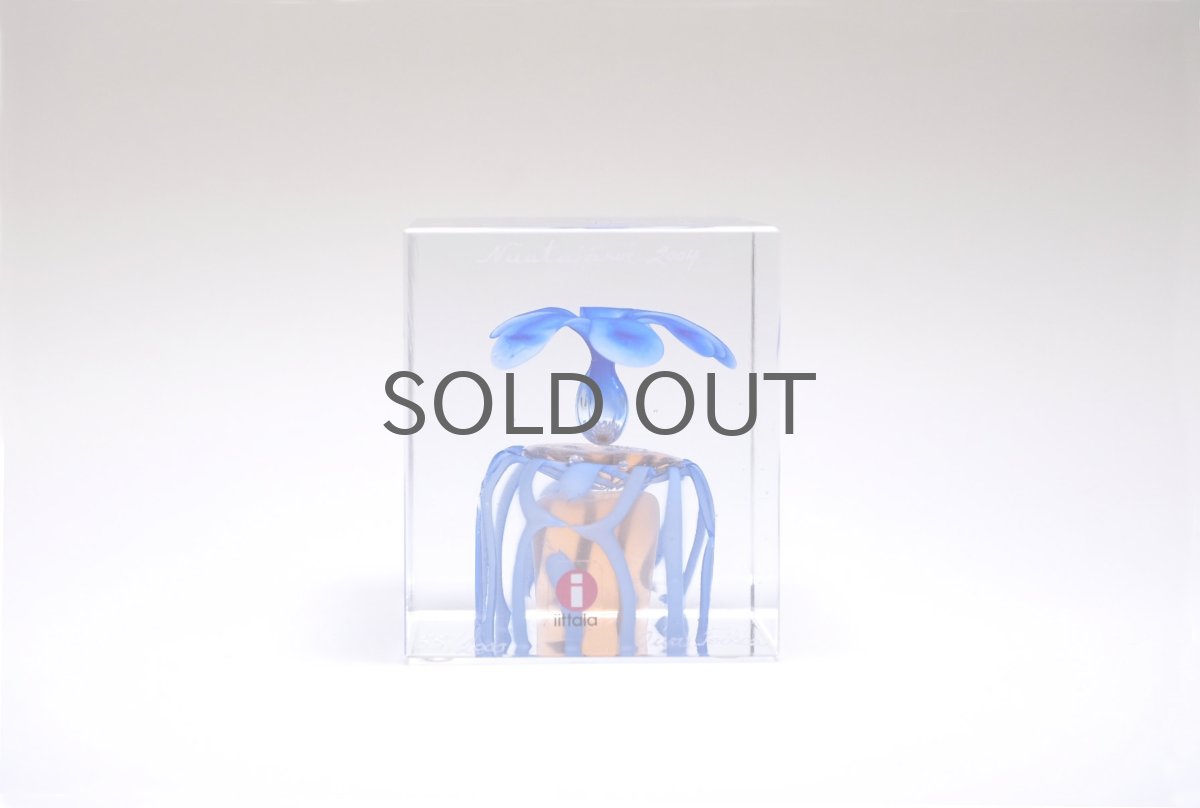 画像3: 北欧アートガラス/ビンテージガラス/アートピース/Oiva Toikka/オイバトイッカ/Nuutajarv/ヌータヤルヴィ/Annual Cube/アンニュアルキューブ/2004年 (3)