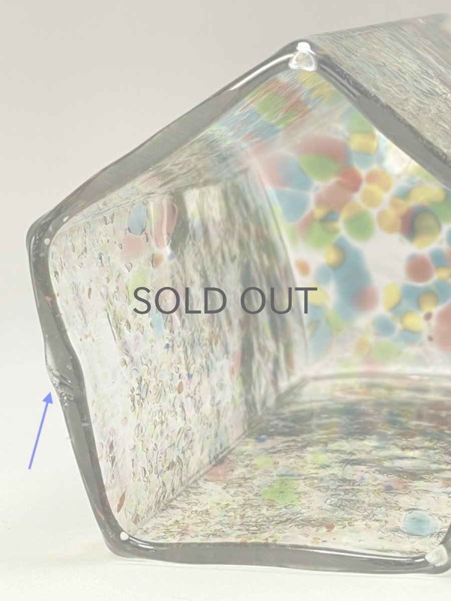 画像5: 北欧アートガラス/ビンテージガラス/Oiva Toikka/オイバ・トイッカ/Nuutajarvi/ヌータヤルヴィ/1977年/アートオブジェクト/TAHITI vase 813/タヒチベース (5)