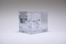画像3: 北欧アートガラス/ビンテージガラス/アートピース/Oiva Toikka/オイバトイッカ/Annual Cube/アンニュアルキューブ/1987年 (3)