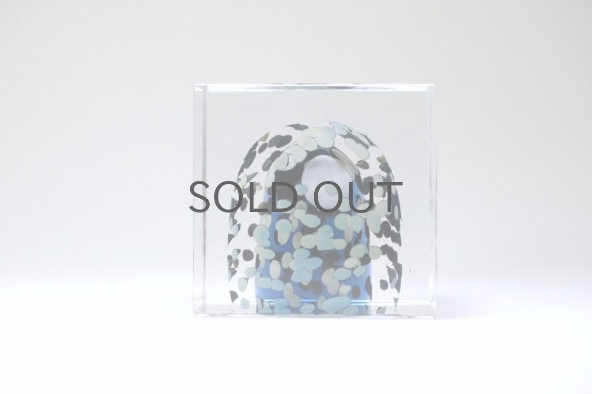 画像5: 北欧アートガラス/ビンテージガラス/アートピース/Oiva Toikka/オイバトイッカ/Cube/スペシャルキューブ/フィンランド独立75周年/750個限定 (5)