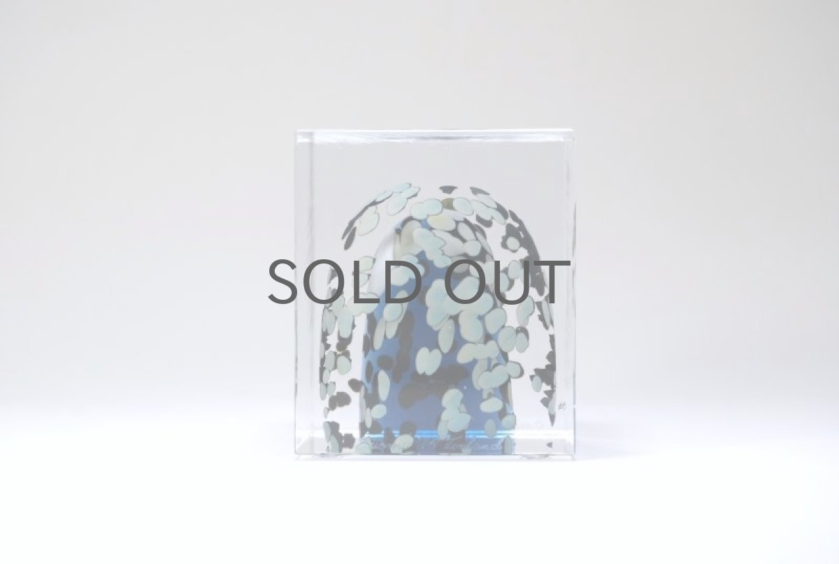 画像3: 北欧アートガラス/ビンテージガラス/アートピース/Oiva Toikka/オイバトイッカ/Cube/スペシャルキューブ/フィンランド独立75周年/750個限定 (3)