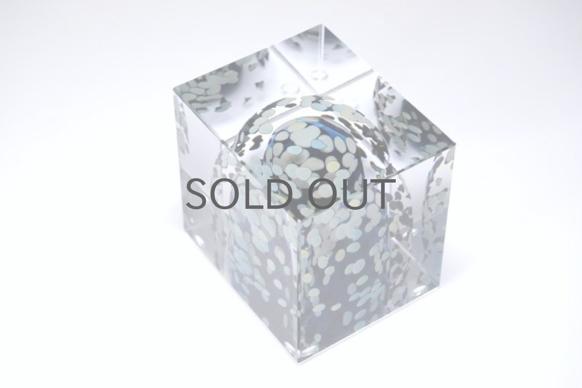 画像7: 北欧アートガラス/ビンテージガラス/アートピース/Oiva Toikka/オイバトイッカ/Cube/スペシャルキューブ/フィンランド独立75周年/750個限定 (7)