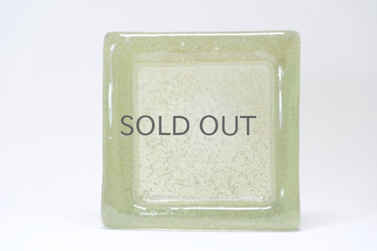 画像3: 北欧ガラス/Oiva Toikka/オイバ・トイッカ/Nuutajarvi/ヌータヤルヴィ/IGLU/イグルー/スクエアー/グリーン/No.3 (3)