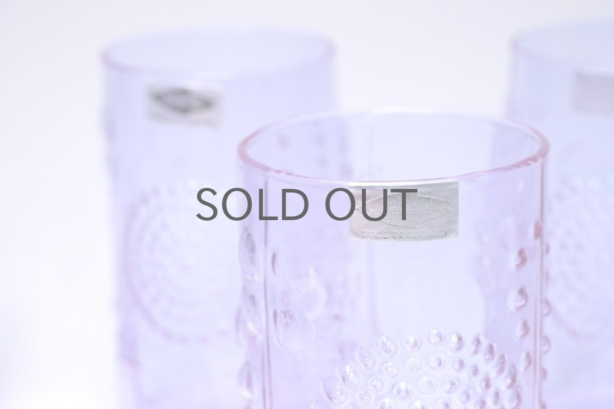 画像6: 北欧ビンテージガラス/オイバトイッカ/フローラ/グラス/タンブラー/高さ10cm/アメジスト (6)