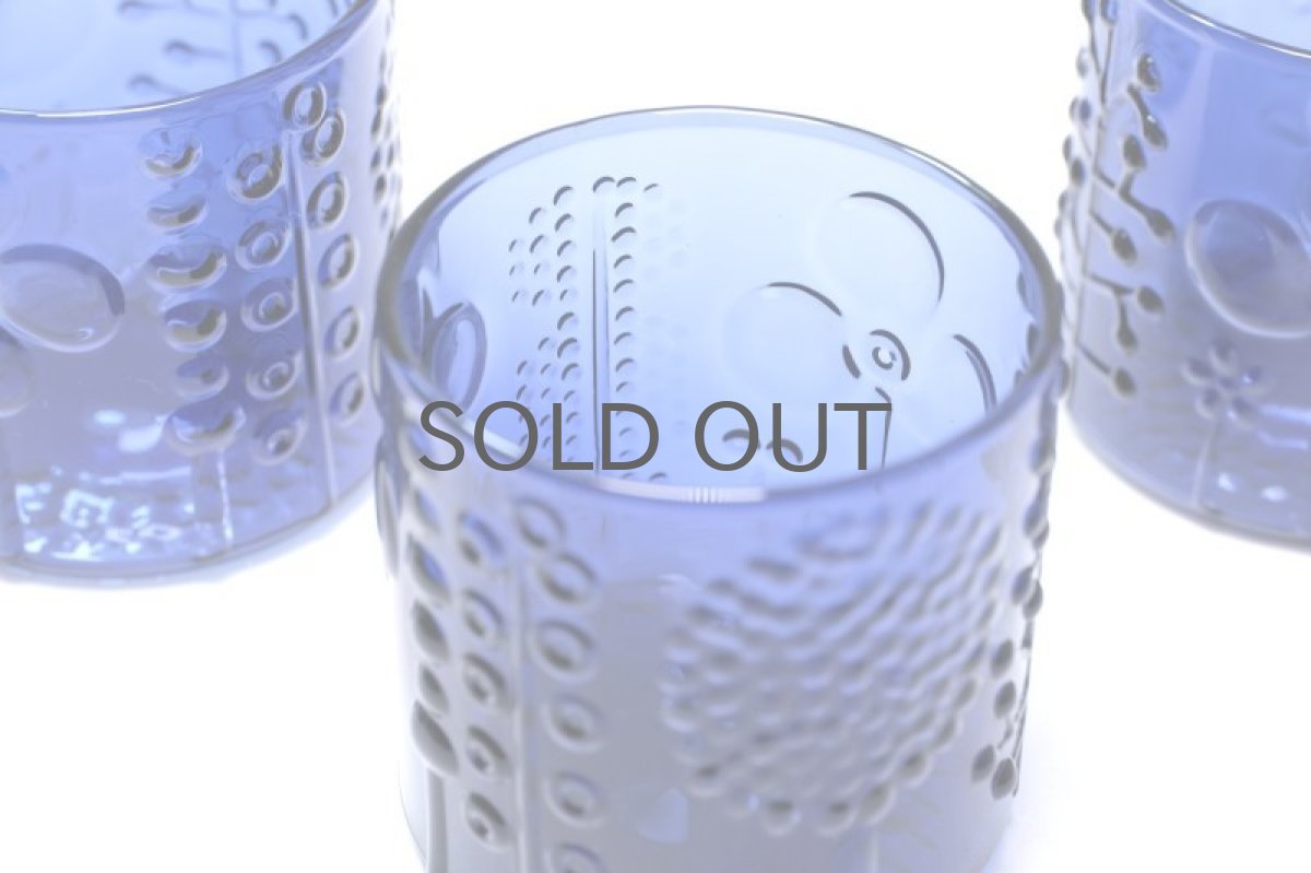 画像5: 北欧ビンテージガラス/オイバトイッカ/フローラ/ヌータヤルヴィ/ショットグラス/バイオレット (5)