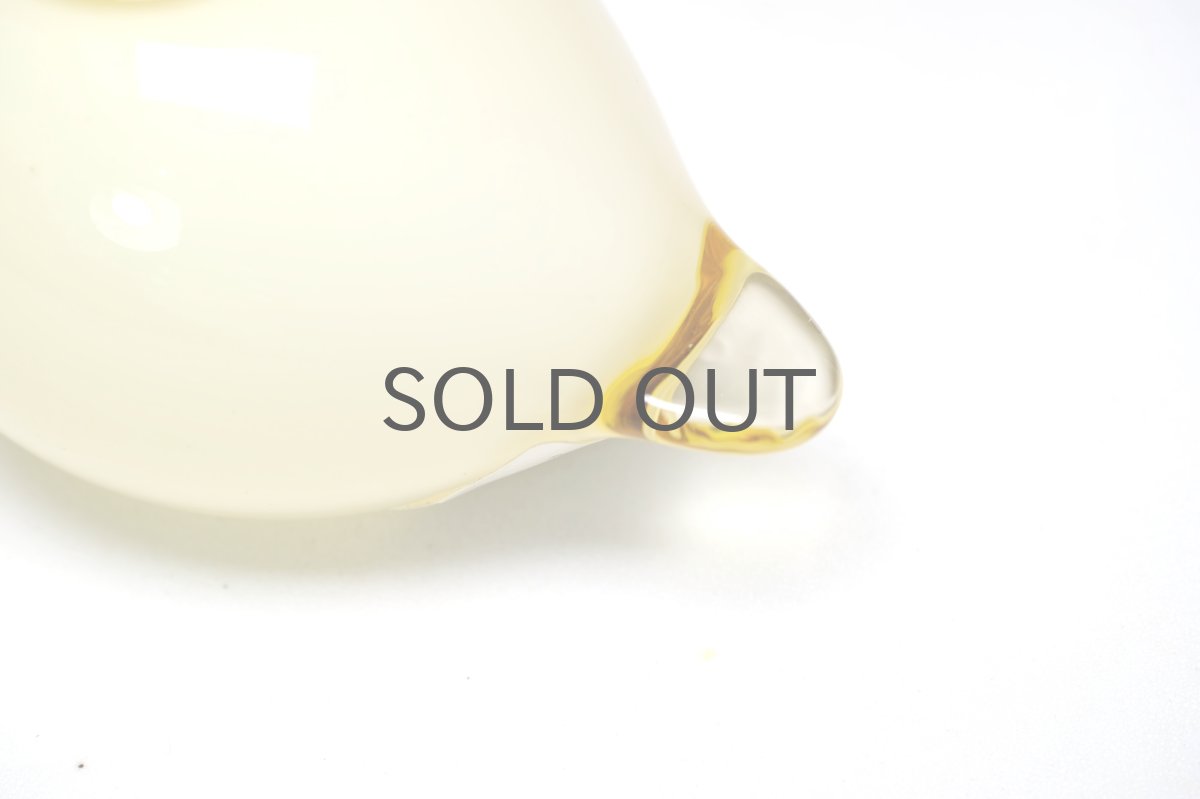 画像5: 北欧アートガラス/ビンテージガラス/Oiva Toikka/オイバ・トイッカ/Nuutajarvi/ヌータヤルヴィ/Birds/バード/kuukunen/Puffball/パフボール/イエロー/箱付き (5)