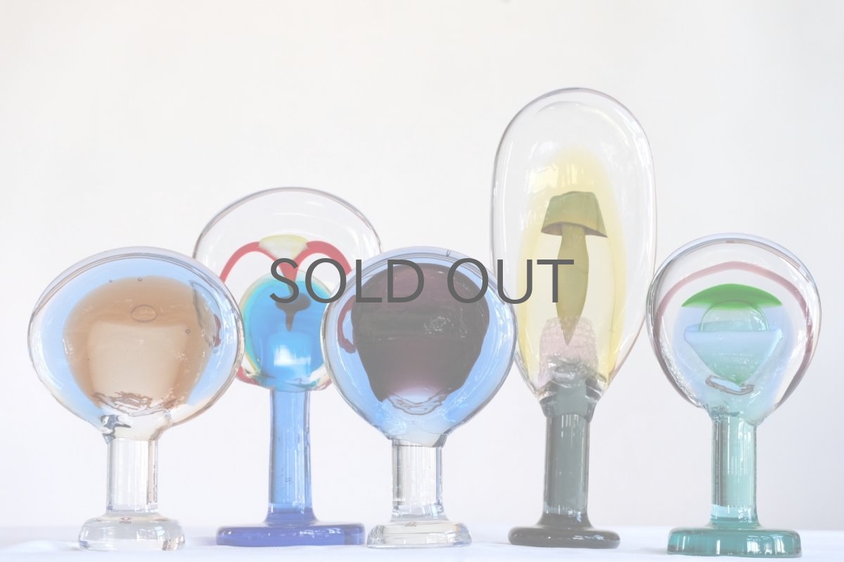 画像8: 北欧アートガラス/ビンテージガラス/アートピース/Oiva Toikka/オイバトイッカ/Lollipop/ロリポップ/2008/59個限定 (8)