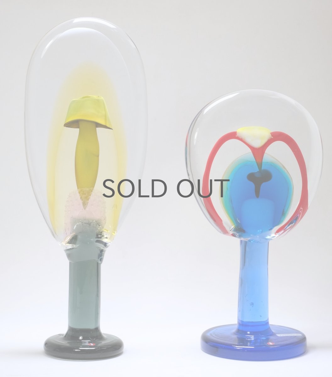 画像9: 【K様専用】北欧アートガラス/ビンテージガラス/アートピース/Oiva Toikka/オイバトイッカ/Lollipop/ロリポップ/2004/200個限定/ブルー (9)