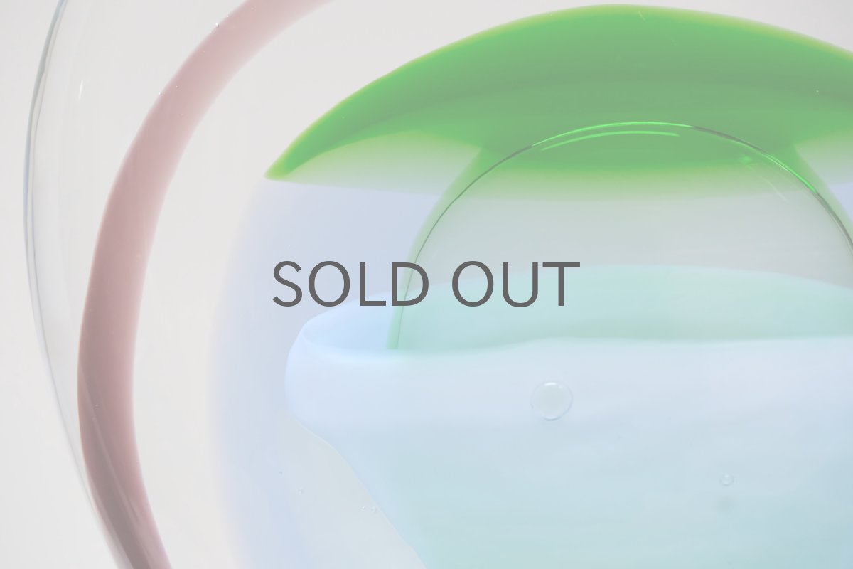 画像2: 北欧アートガラス/ビンテージガラス/アートピース/Oiva Toikka/オイバトイッカ/Lollipop/ロリポップ/2007/100個限定 (2)