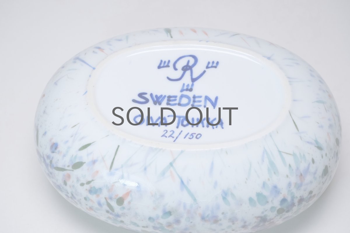 画像9: 北欧ビンテージ/Oiva Toikka/オイバ・トイッカ/Rorstrand/Pro Arte/アートオブジェクト/ドットボウル/Lサイズ/ナンバリング有り (9)