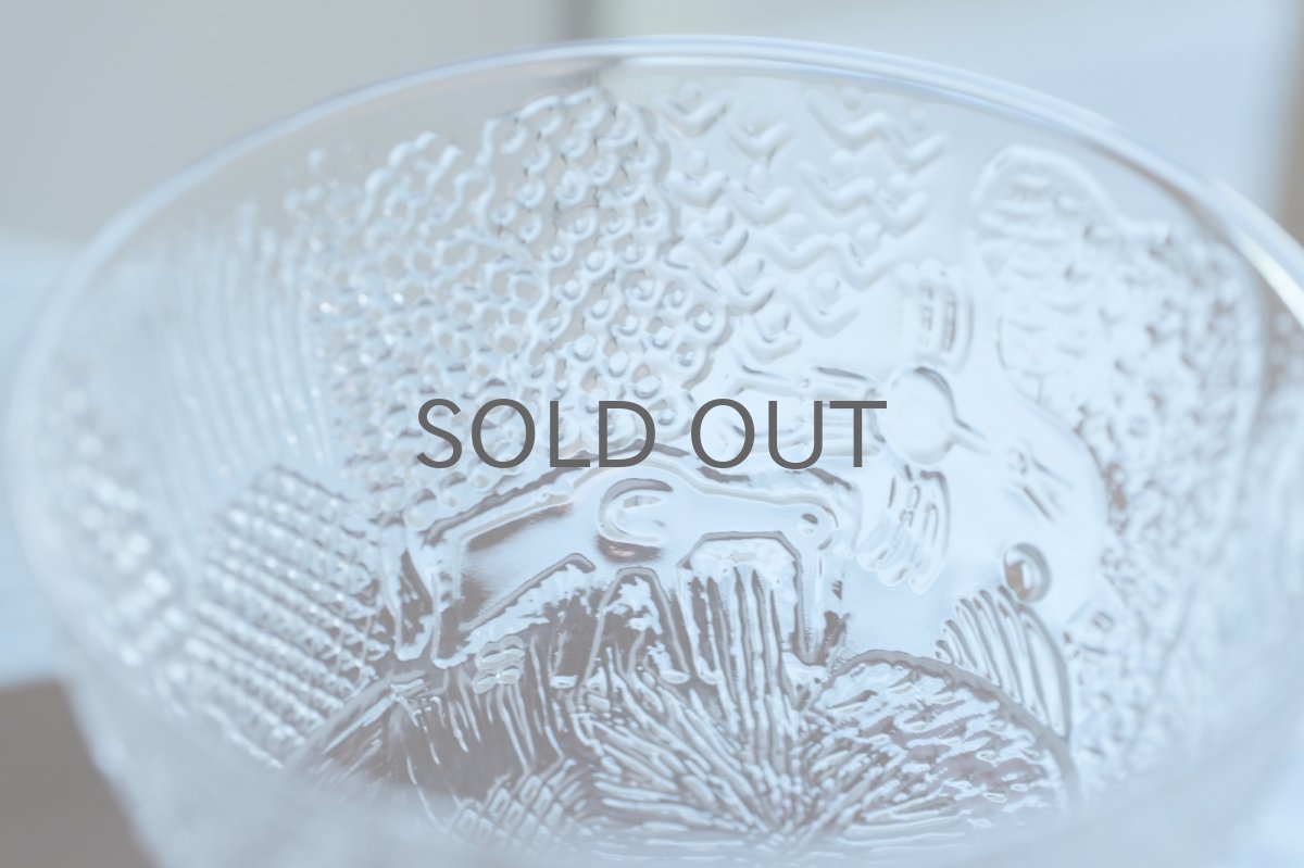 画像5: 北欧ビンテージガラス/Oiva Toikka/オイバ・トイッカ/Fauna/ファウナ/NUUTAJARVI/ヌータヤルヴィ/ワイングラス/クリア (5)