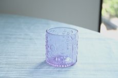 画像1: 北欧ビンテージガラス/オイバトイッカ/フローラ/NUUTAJARVI/ヌータヤルヴィ社製/ショットグラス/アメジスト (1)
