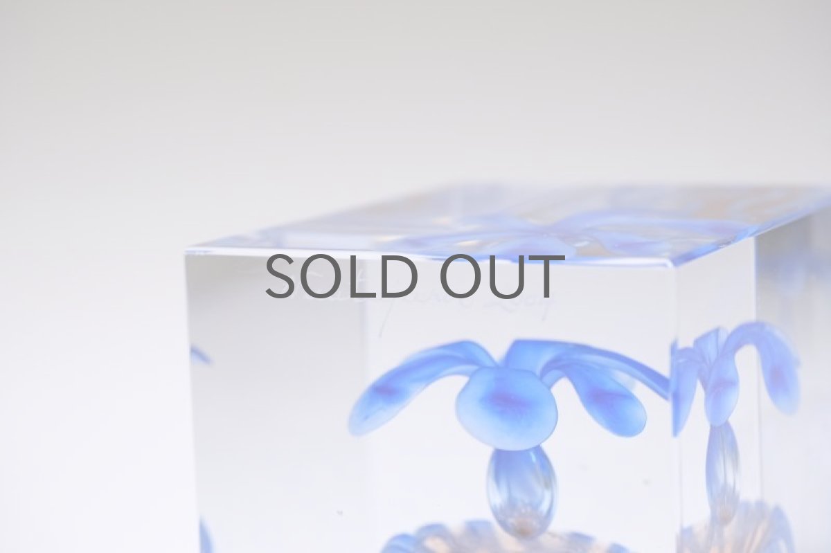 画像5: 北欧アートガラス/ビンテージガラス/アートピース/Oiva Toikka/オイバトイッカ/Nuutajarv/ヌータヤルヴィ/Annual Cube/アンニュアルキューブ/2004年 (5)