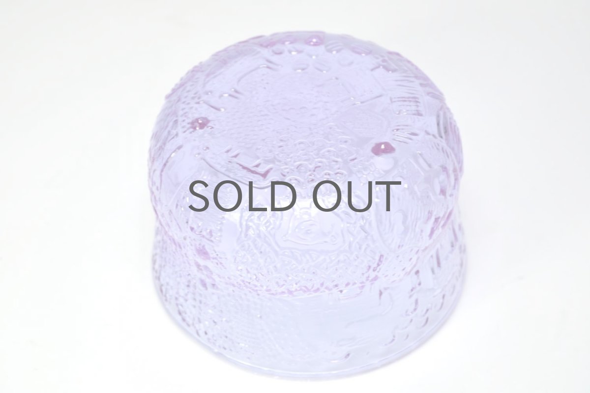 画像4: 北欧ビンテージガラス/Oiva Toikka/オイバ・トイッカ/ファウナ/NUUTAJARVI/ヌータヤルヴィ/アメジスト/ボウル (4)